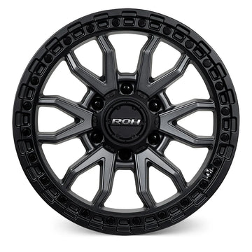 ROH Raid Wheels in Matte Graphite with Black Lip - Brixton 4x4 - Buy Online Now!